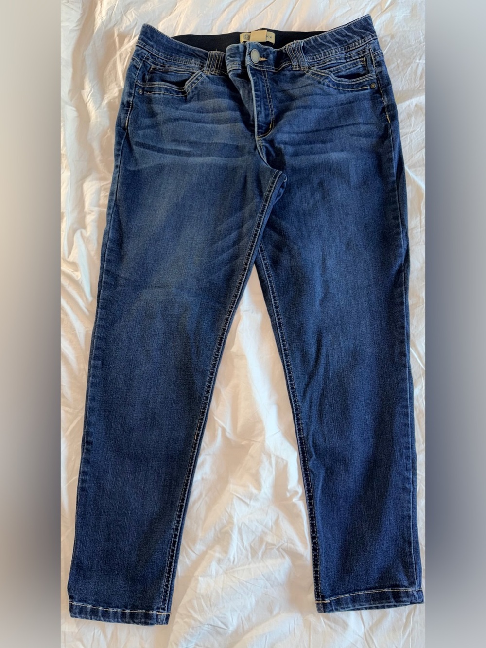 Democracy Ab Technology High-Rise Dark Blue Skinny Jeans